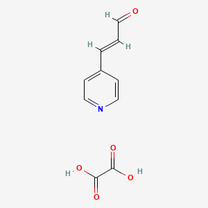 molecular formula C10H9NO5 B1321519 β-(4-吡啶基)丙烯醛草酸盐 CAS No. 383177-50-2