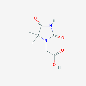 2-(5,5-Dimethyl-2,4-dioxoimidazolidin-1-yl)acetic acid