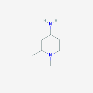 molecular formula C7H16N2 B1321550 1,2-Dimethylpiperidin-4-amine CAS No. 89850-92-0