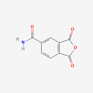 molecular formula C9H5NO4 B1321556 1,3-Dioxo-1,3-dihydro-2-benzofuran-5-carboxamide CAS No. 64941-79-3