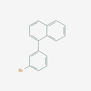B1321568 3-(1-Naphthyl)-1-bromobenzene CAS No. 853945-53-6