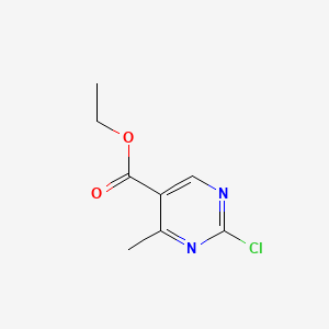molecular formula C8H9ClN2O2 B1321581 Ethyl 2-chloro-4-methylpyrimidine-5-carboxylate CAS No. 188781-08-0