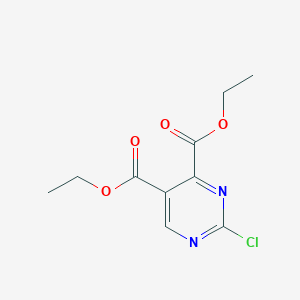 molecular formula C10H11ClN2O4 B1321583 Diethyl 2-chloropyrimidine-4,5-dicarboxylate CAS No. 90794-84-6