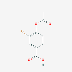 molecular formula C9H7BrO4 B1321585 4-Acetoxy-3-bromobenzoic acid CAS No. 72415-57-7