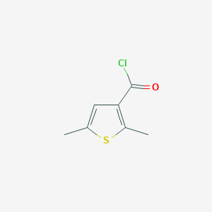 molecular formula C7H7ClOS B1321596 2,5-Dimethylthiophene-3-carbonyl chloride CAS No. 57248-13-2