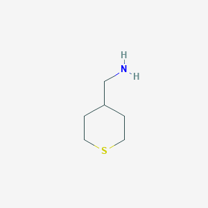 molecular formula C6H13NS B1321601 Thian-4-ylmethanamine CAS No. 666263-17-8