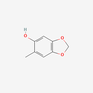 molecular formula C8H8O3 B1321609 6-Methyl-1,3-benzodioxol-5-ol CAS No. 7622-31-3