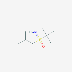 molecular formula C8H19NOS B13216171 tert-Butyl(imino)(2-methylpropyl)-lambda6-sulfanone 