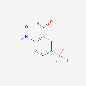 molecular formula C8H4F3NO3 B1321621 2-Nitro-5-(trifluoromethyl)benzaldehyde CAS No. 1176723-57-1
