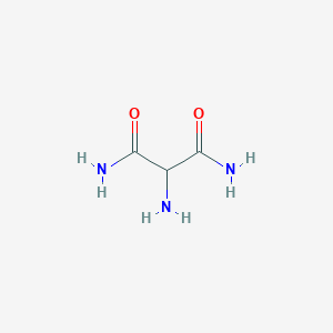 molecular formula C3H7N3O2 B132164 2-氨基丙二酰胺 CAS No. 62009-47-6