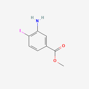 molecular formula C8H8INO2 B1321641 3-氨基-4-碘苯甲酸甲酯 CAS No. 412947-54-7