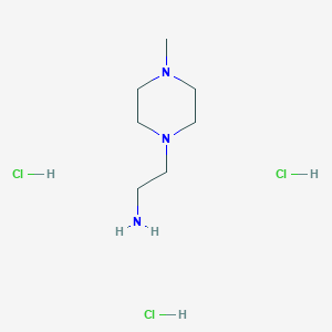 molecular formula C7H20Cl3N3 B1321642 2-(4-甲基哌嗪-1-基)乙胺三盐酸盐 CAS No. 90482-07-8