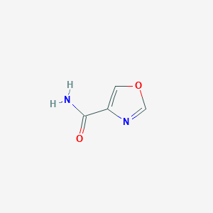 molecular formula C4H4N2O2 B1321646 Oxazole-4-carboxamide CAS No. 23012-15-9