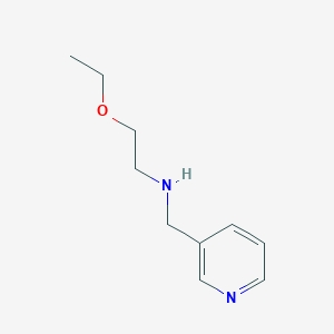 molecular formula C10H16N2O B13216462 (2-Ethoxyethyl)(pyridin-3-ylmethyl)amine 