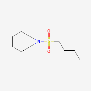 molecular formula C10H19NO2S B13216466 7-(Butane-1-sulfonyl)-7-azabicyclo[4.1.0]heptane 