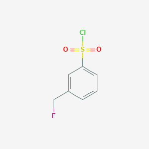 molecular formula C7H6ClFO2S B13216550 3-(Fluoromethyl)benzene-1-sulfonyl chloride 