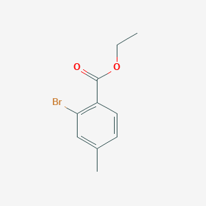 molecular formula C10H11BrO2 B1321667 2-溴-4-甲基苯甲酸乙酯 CAS No. 155694-82-9