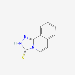 molecular formula C10H7N3S B1321670 [1,2,4]Triazolo[3,4-a]isoquinoline-3-thiol CAS No. 27107-21-7