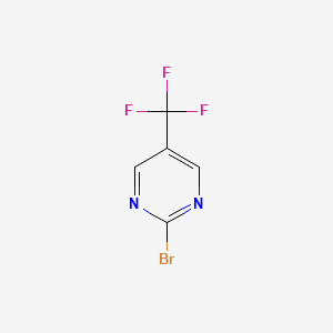molecular formula C5H2BrF3N2 B1321687 2-Bromo-5-(trifluoromethyl)pyrimidine CAS No. 69034-09-9