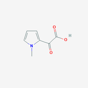 B1321691 (1-Methyl-1H-pyrrol-2-yl)(oxo)acetic acid CAS No. 21898-43-1