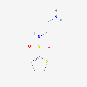 molecular formula C6H10N2O2S2 B13217037 N-(2-Aminoethyl)thiophene-2-sulfonamide 
