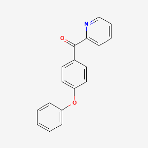 molecular formula C18H13NO2 B1321704 2-(4-Phenoxybenzoyl)pyridine CAS No. 68549-67-7