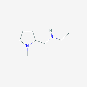 molecular formula C8H18N2 B1321705 Ethyl-(1-methyl-pyrrolidin-2-ylmethyl)-amine CAS No. 68339-47-9