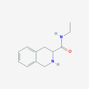 molecular formula C12H16N2O B13217050 N-ethyl-1,2,3,4-tetrahydroisoquinoline-3-carboxamide 