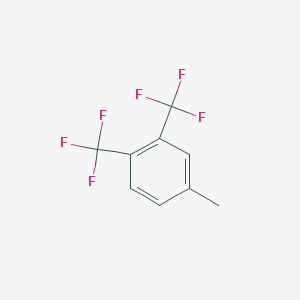 molecular formula C9H6F6 B1321715 4-甲基-1,2-双(三氟甲基)苯 CAS No. 716-25-6