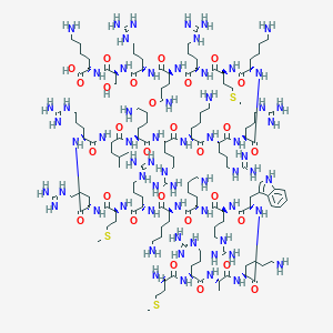 molecular formula C145H272N64O28S3 B132172 HG12 Protein CAS No. 147256-26-6