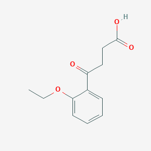 molecular formula C12H14O4 B1321724 4-(2-Ethoxyphenyl)-4-oxobutyric acid CAS No. 39595-35-2