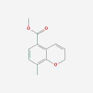 molecular formula C12H12O3 B13217286 methyl 8-methyl-2H-chromene-5-carboxylate CAS No. 1235439-83-4