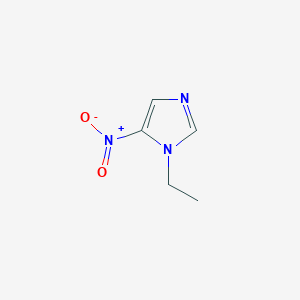 molecular formula C5H7N3O2 B1321734 1-Ethyl-5-nitro-1H-imidazole 