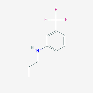 molecular formula C10H12F3N B1321753 N-propyl-3-(trifluoromethyl)aniline CAS No. 887590-37-6