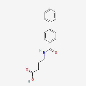 4-[(4-Phenylbenzoyl)amino]butanoic acid