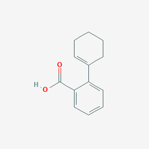 molecular formula C13H14O2 B1321763 2-(Cyclohex-1-en-1-yl)benzoic acid 