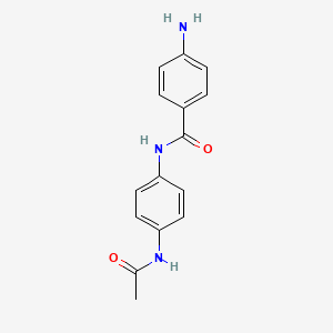 N-[4-(Acetylamino)phenyl]-4-aminobenzamide