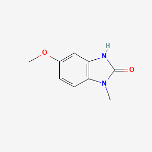 molecular formula C9H10N2O2 B1321782 5-methoxy-1-methyl-1H-benzo[d]imidazol-2(3H)-one CAS No. 4583-86-2
