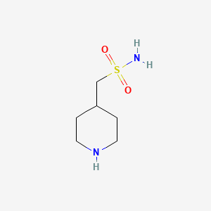 molecular formula C6H14N2O2S B1321787 Piperidin-4-ylmethanesulfonamide CAS No. 1206969-31-4