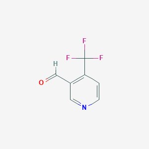 molecular formula C7H4F3NO B1321789 4-(Trifluoromethyl)nicotinaldehyde CAS No. 1083197-78-7