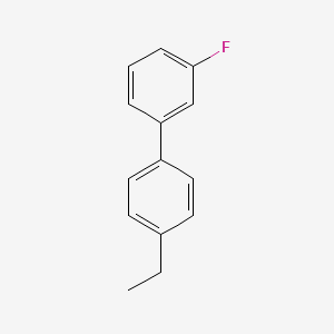 molecular formula C14H13F B1321808 4'-Ethyl-3-fluoro-1,1'-biphenyl CAS No. 948043-99-0