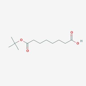 molecular formula C12H22O4 B1321822 8-(tert-Butoxy)-8-oxooctanoic acid CAS No. 234081-94-8