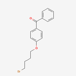 molecular formula C17H17BrO2 B1321826 4-(4-Bromobutoxy)benzophenone CAS No. 101308-54-7