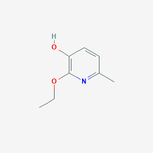 molecular formula C8H11NO2 B13218346 2-Ethoxy-6-methylpyridin-3-ol 