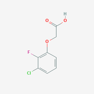 molecular formula C8H6ClFO3 B13218717 2-(3-Chloro-2-fluorophenoxy)acetic acid CAS No. 447-49-4