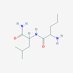 molecular formula C11H23N3O2 B1321896 L-norvalyl-L-leucinamide 