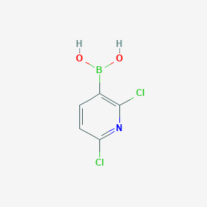 molecular formula C5H4BCl2NO2 B132190 2,6-二氯吡啶-3-硼酸 CAS No. 148493-34-9