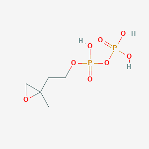molecular formula C5H9O6P2+ B132191 3-Methyl-3,4-epoxybutyl diphosphate CAS No. 143445-84-5
