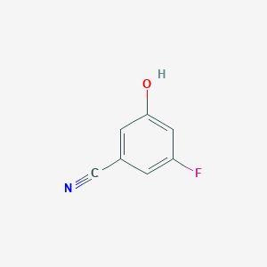 molecular formula C7H4FNO B1321932 3-Fluoro-5-hydroxybenzonitrile CAS No. 473923-95-4