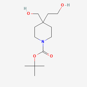 tert-Butyl 4-(2-hydroxyethyl)-4-(hydroxymethyl)piperidine-1-carboxylate